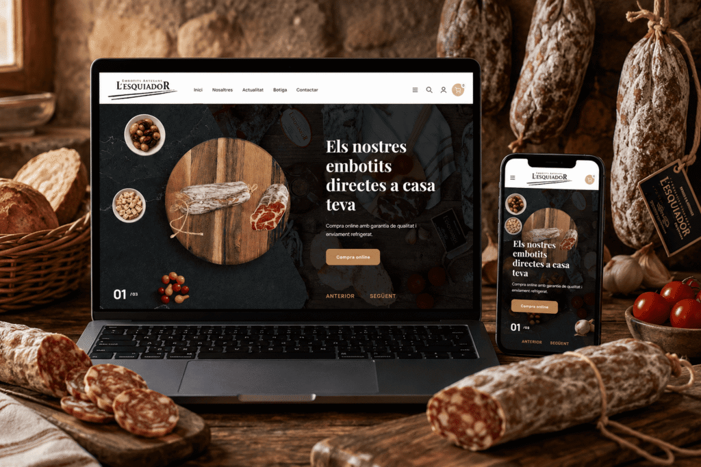 Estrenem nova web: descobreix el nou disseny d'Embotits Esquiador